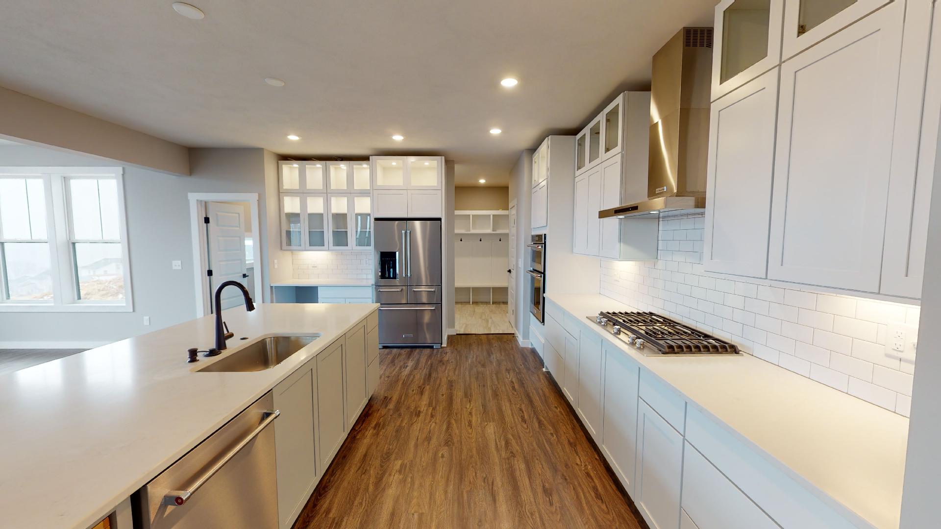 kitchen with stainless steel appliances