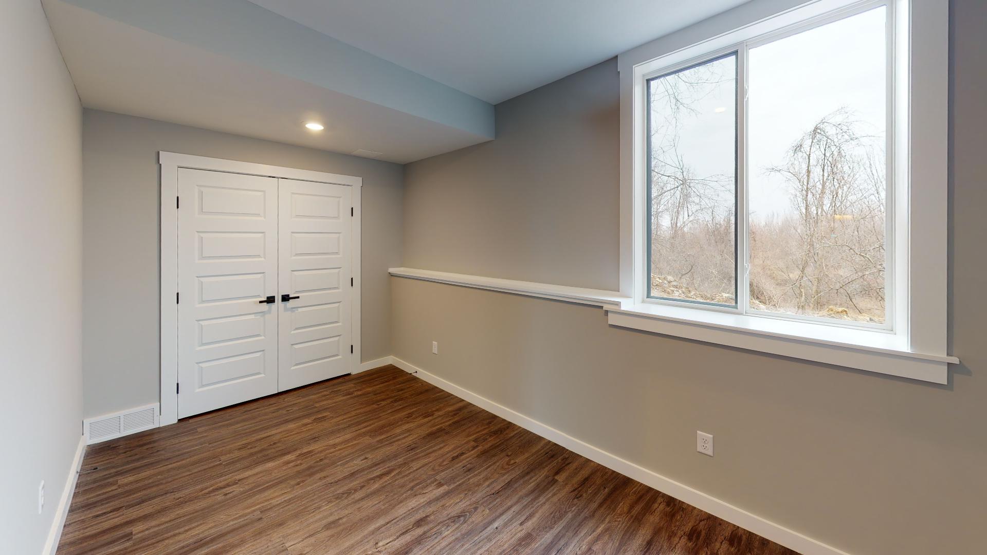 flex room with French door closet