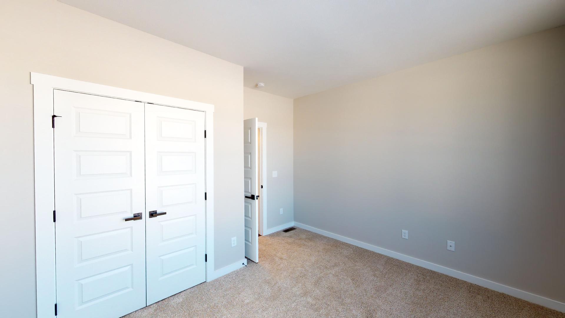 bedrooms with French door closet