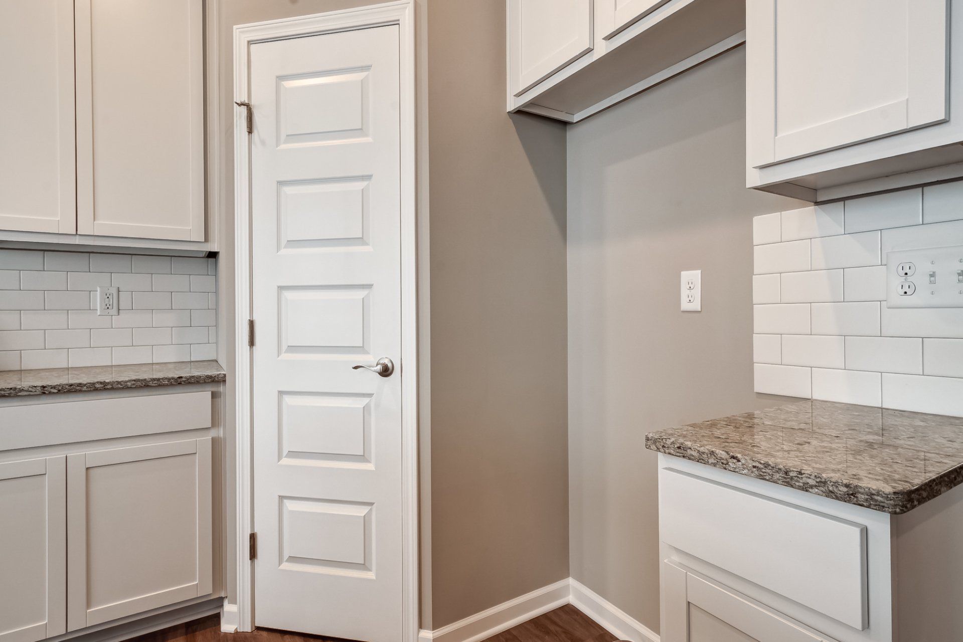 Pantry Door and Place for Fridge