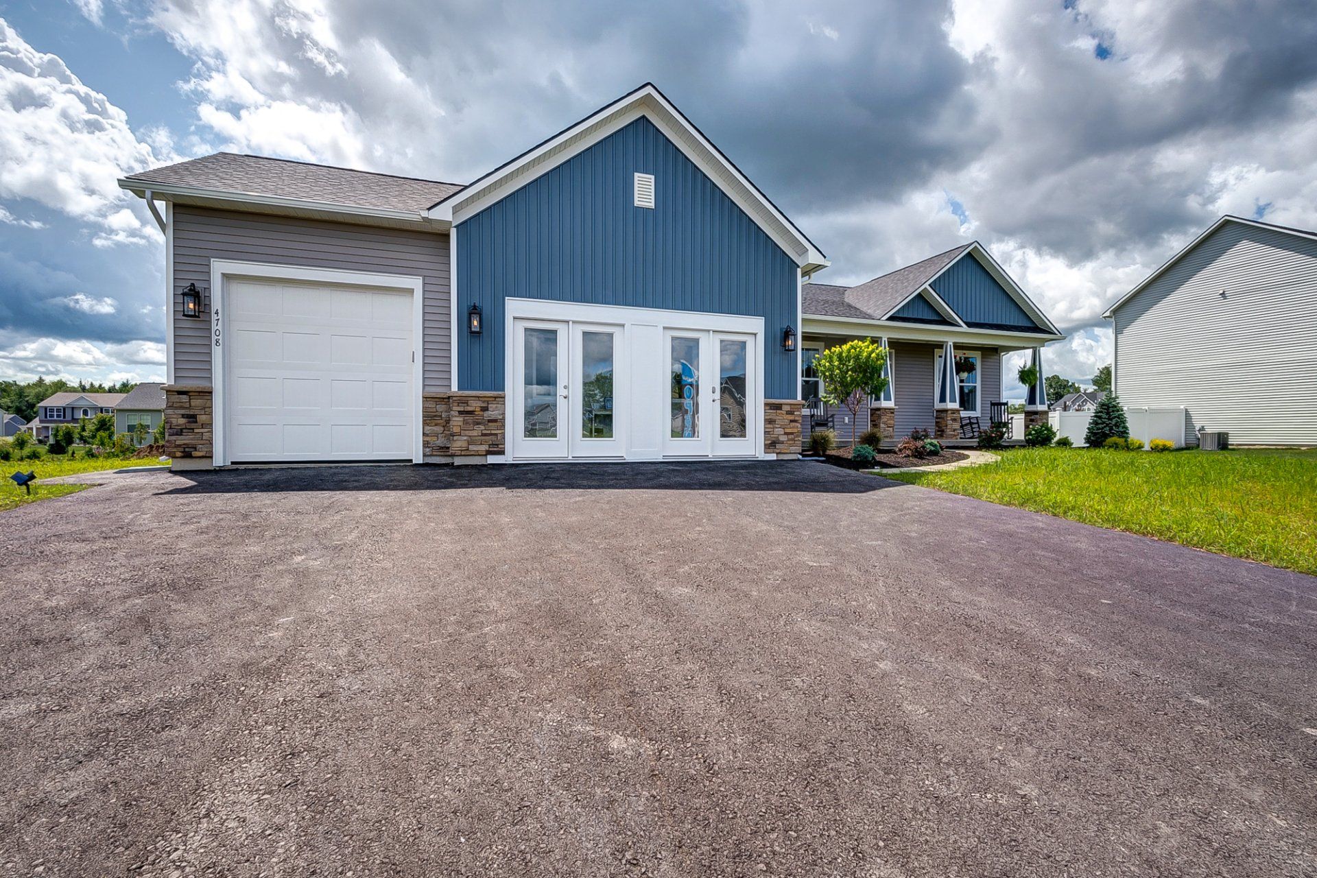 Clayton front exterior and driveway