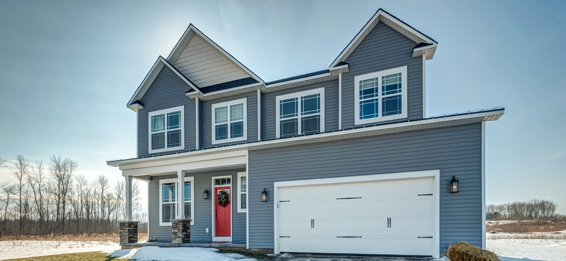 Hamilton Front Exterior | Cornerstone Homes | Clay, NY