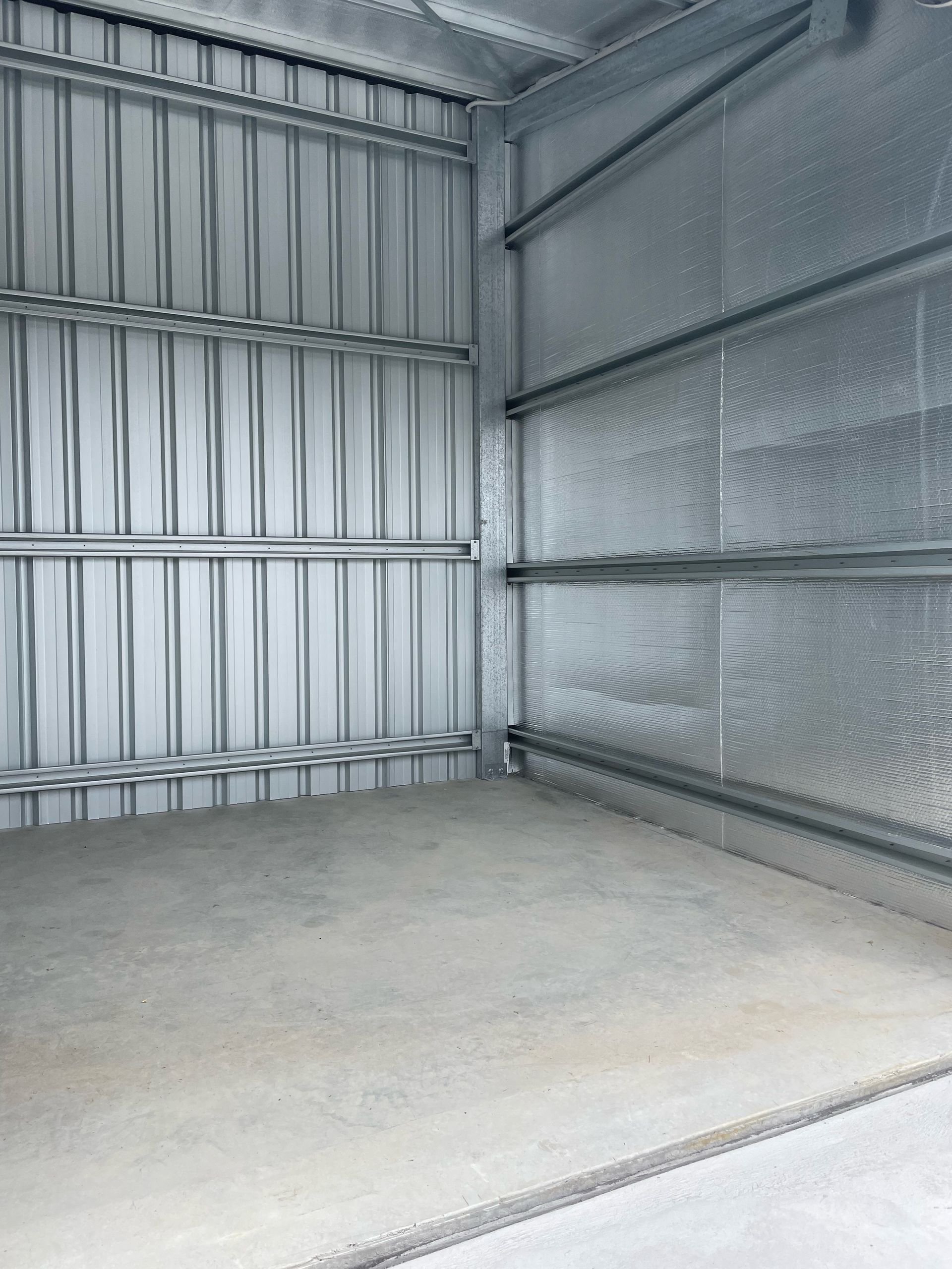 Empty Storage Container — MV Self Storage, Moss Vale NSW