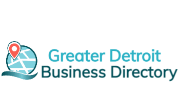 Greater Detroit Business Directory logo with a map and location pin.