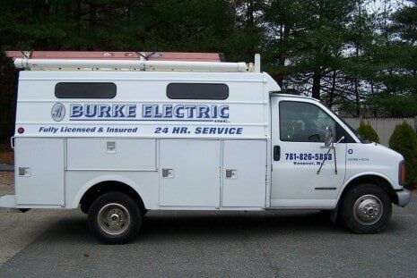 Burke Electric service Van - Electric Company in Hanover, MA