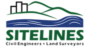 A logo for sitelines civil engineers and land surveyors