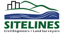 A logo for sitelines civil engineers and land surveyors