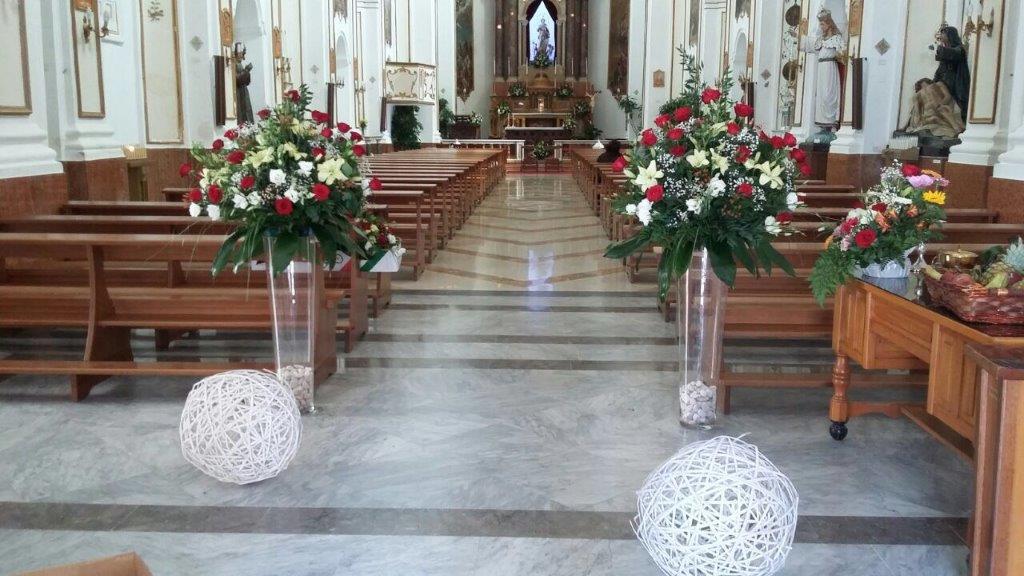 Addobbi floreali per la cerimonia