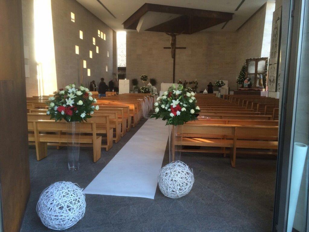 Addobbi floreali per la cerimonia