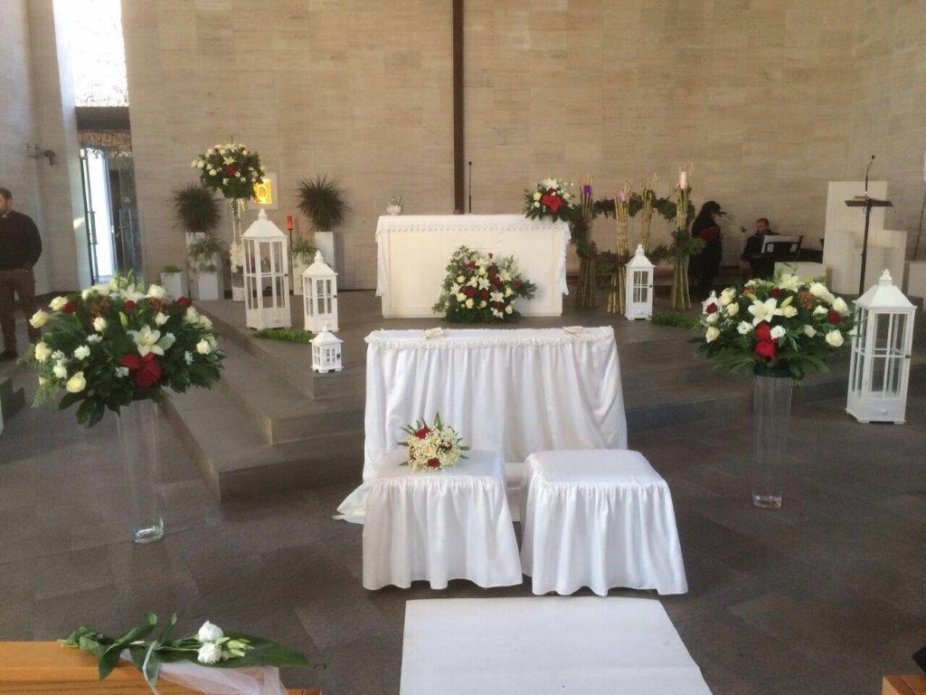 Addobbi floreali per la cerimonia