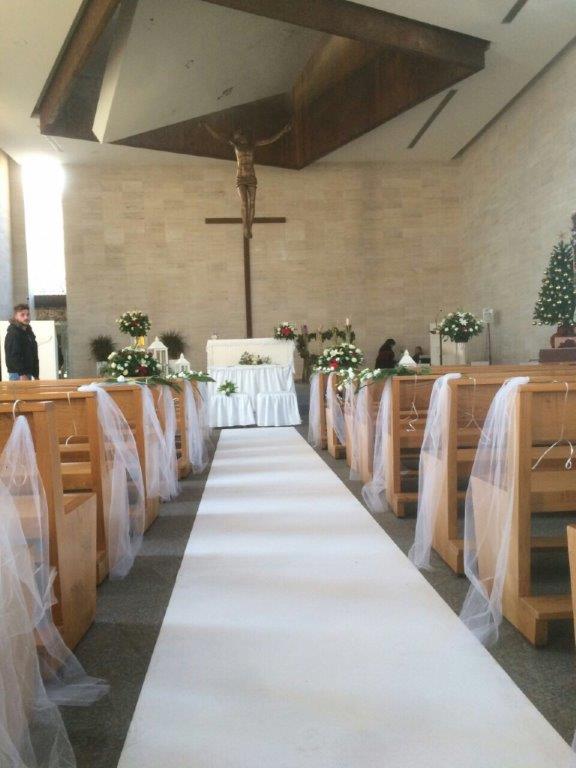 Addobbi floreali per la cerimonia