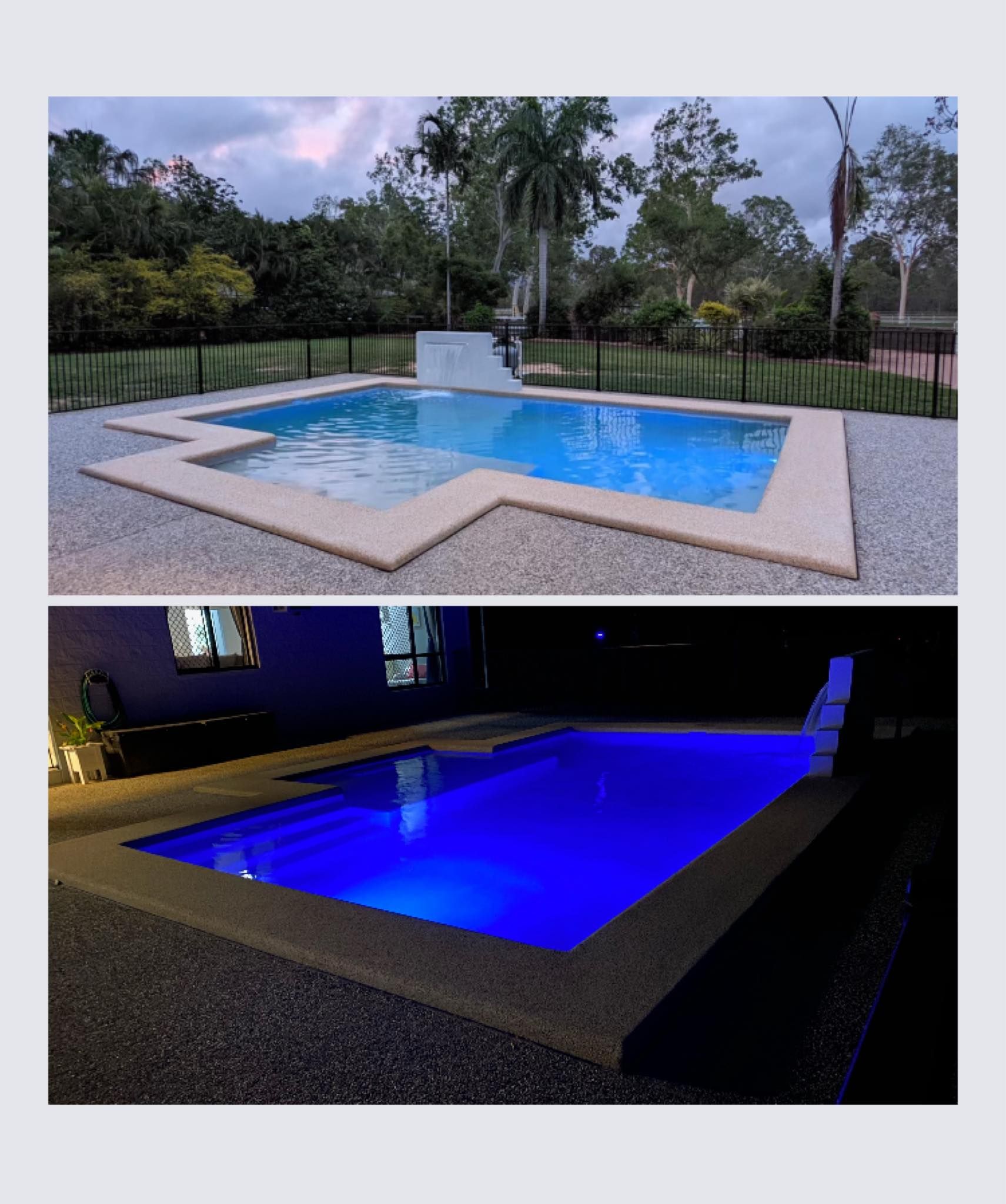 Pool Before and After — Gulliver, QLD — Concrete Pool Repairs