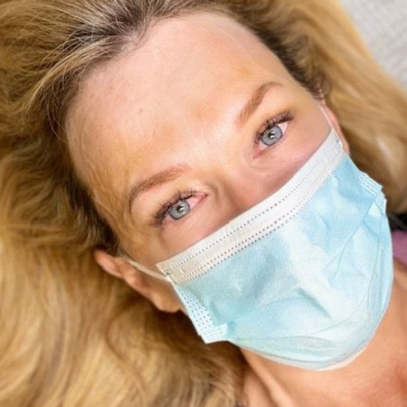 Natural looking tattoo brows microblaidng at Couture Gypsy 