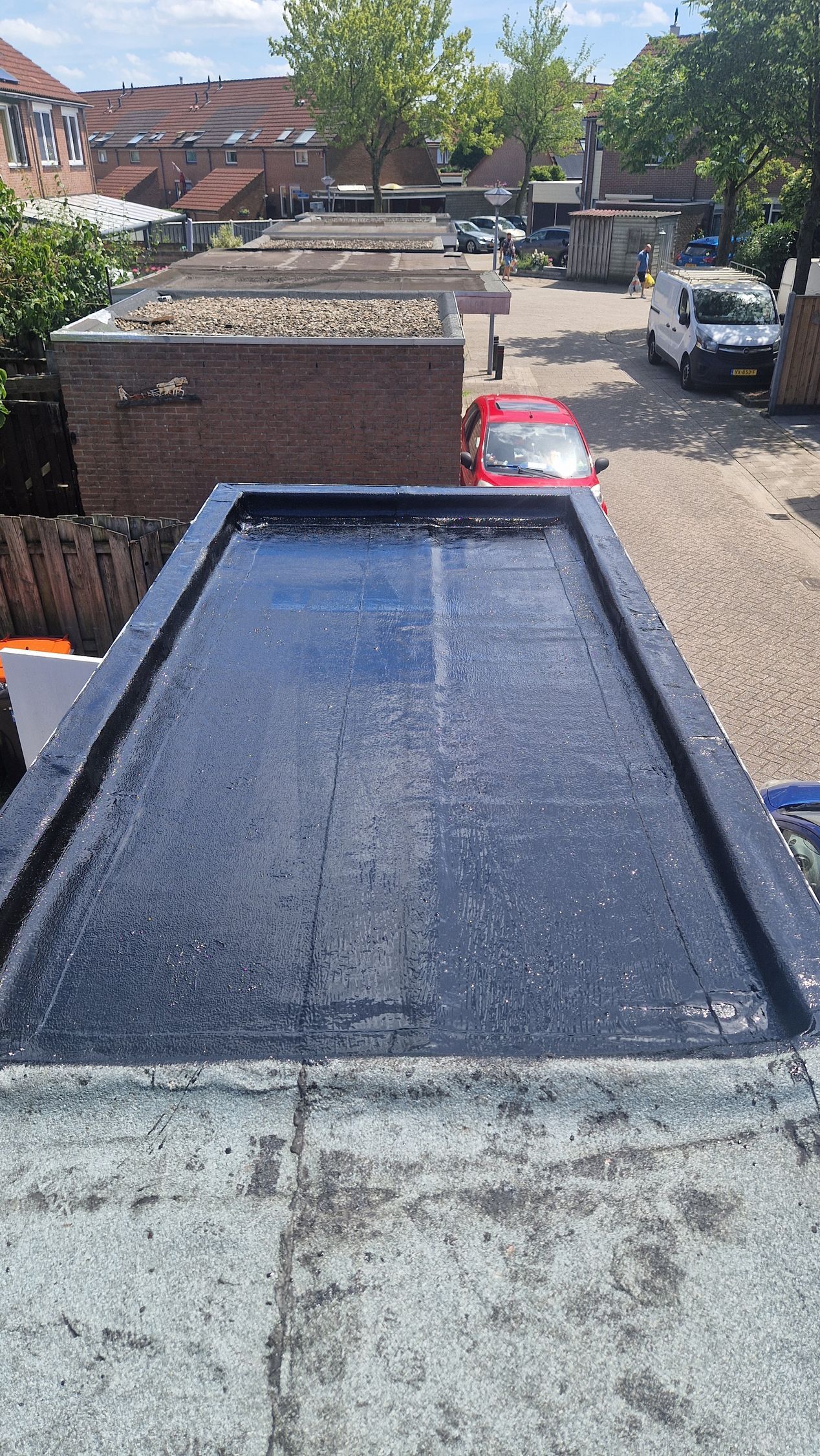 Behandeld dak Lelystad