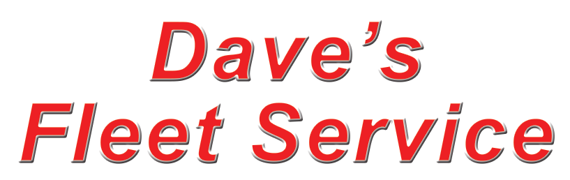 Word in red that say Dave's Fleet Service