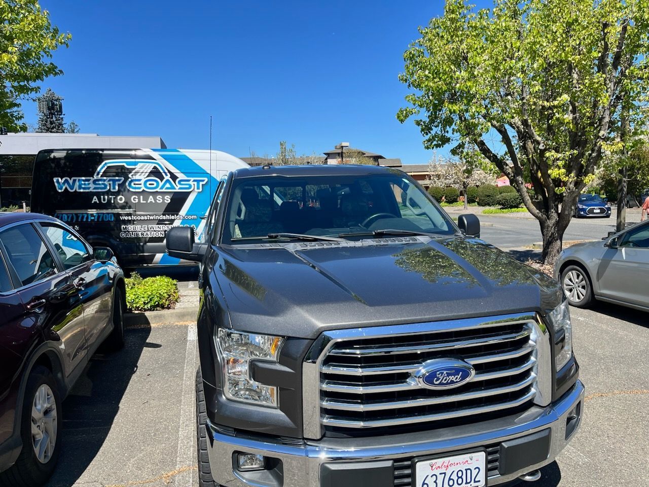 Ford F-150 auto glass repair in Santa Rosa, CA