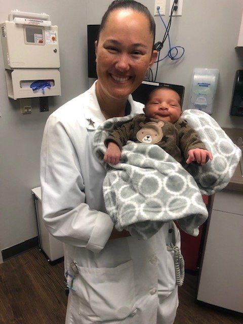 doctor with baby