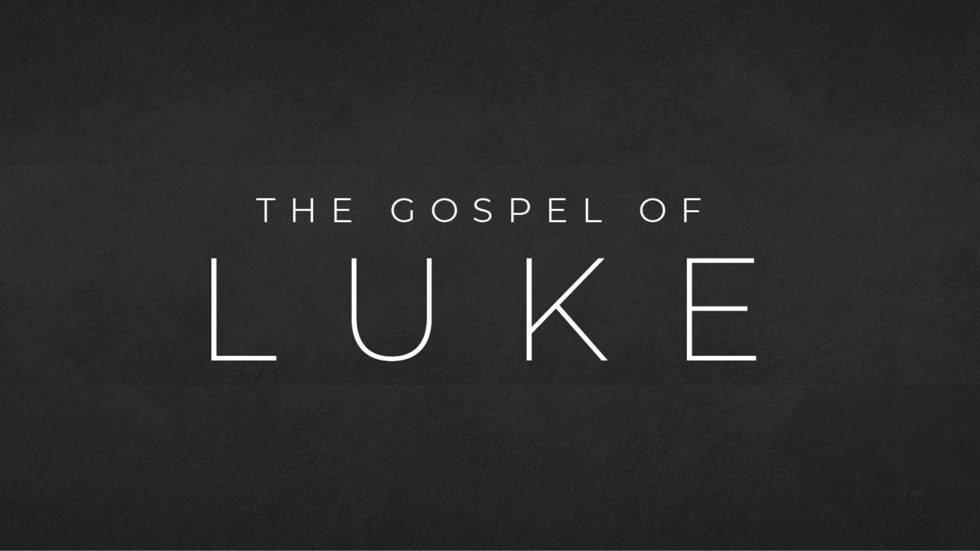 Gospel of Luke Sermon Series Cover Art at Sojourn J-Town in Louisville KY