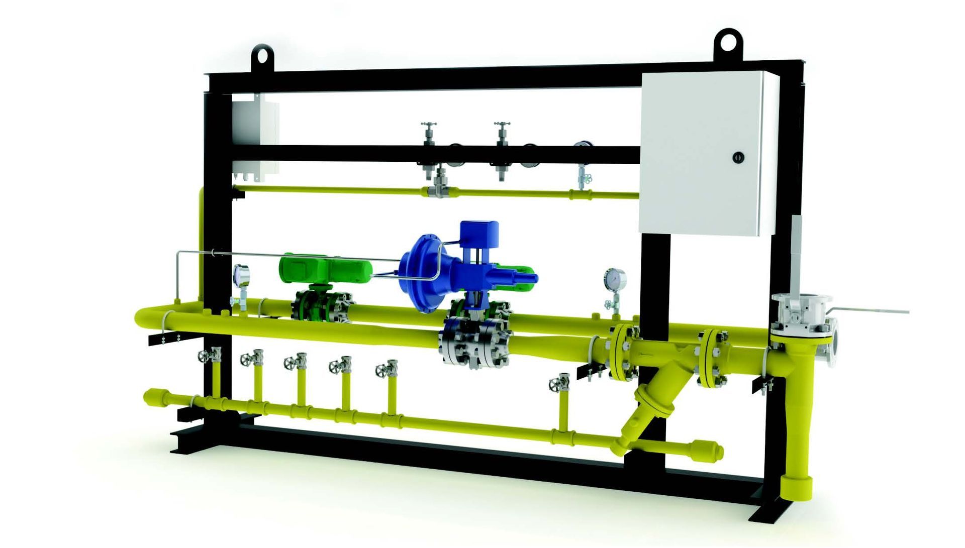 Combustion Management Skid for Fuel Control and Combustion