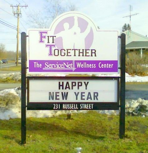 Sign for Fit Together Wellness Center: 