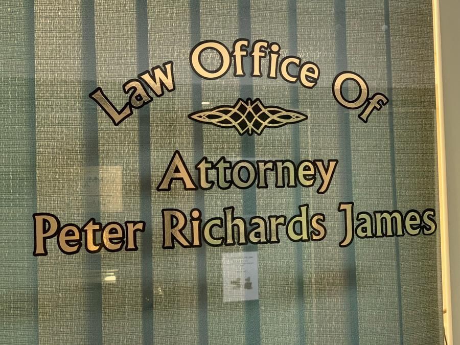 Law office sign: 
