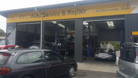Car after repairing services by the professionals