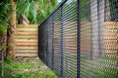 Chain link fence