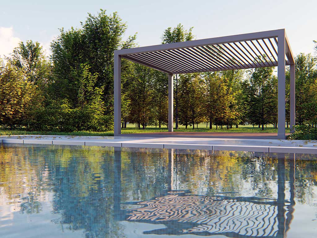 Progettazione pergole bioclimatiche