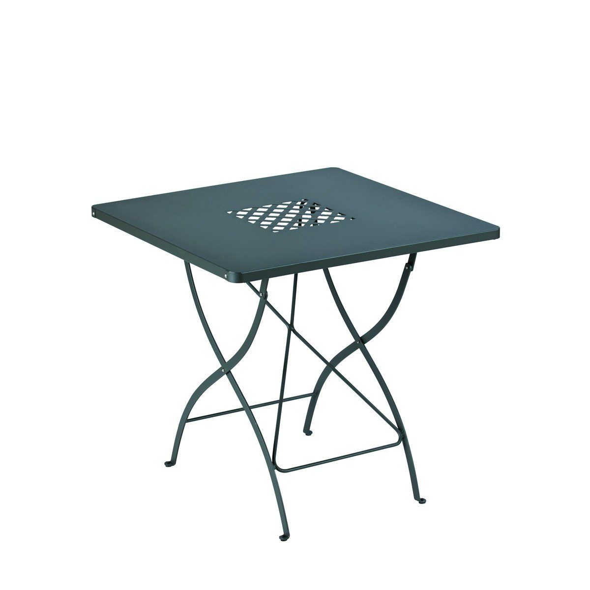 Tavolino in acciaio per esterni