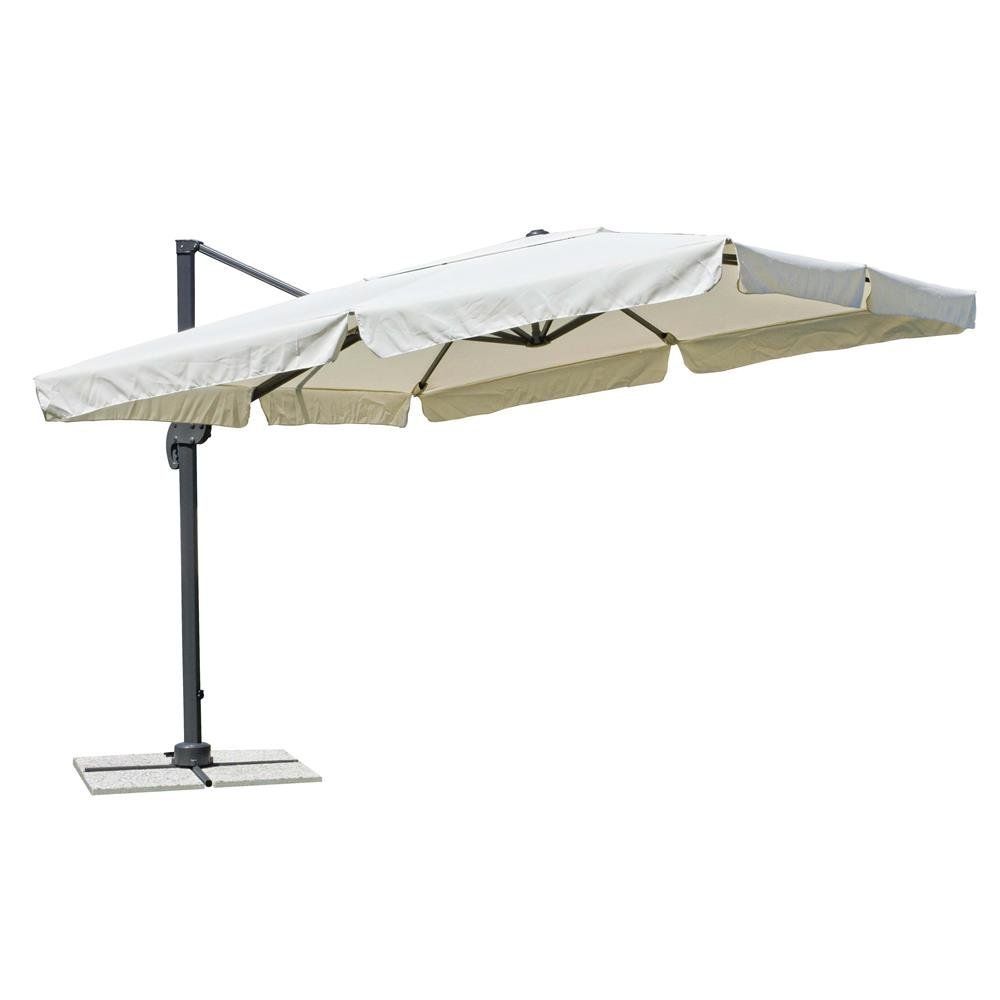 Ombrellone per esterni in acciaio