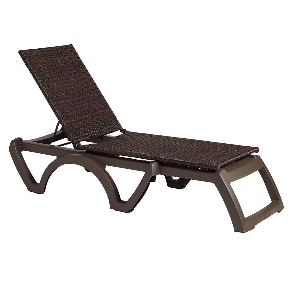 Lettino per esterni nero