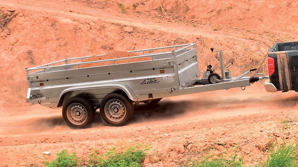 Remorque pour voiture de la marque Lider vendue par AMR Greentech à jodoigne