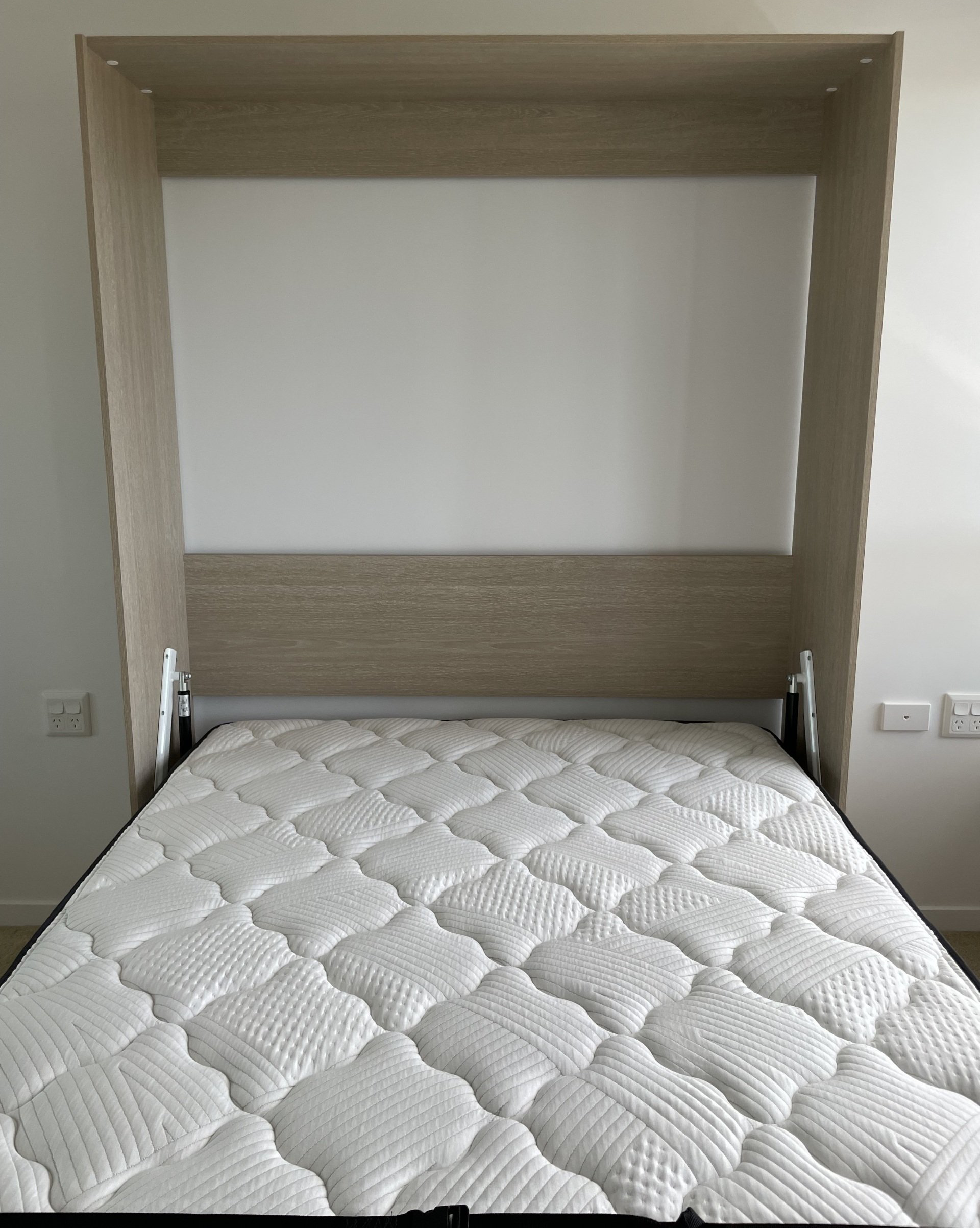 Bed Space Design basic Double wall bed open