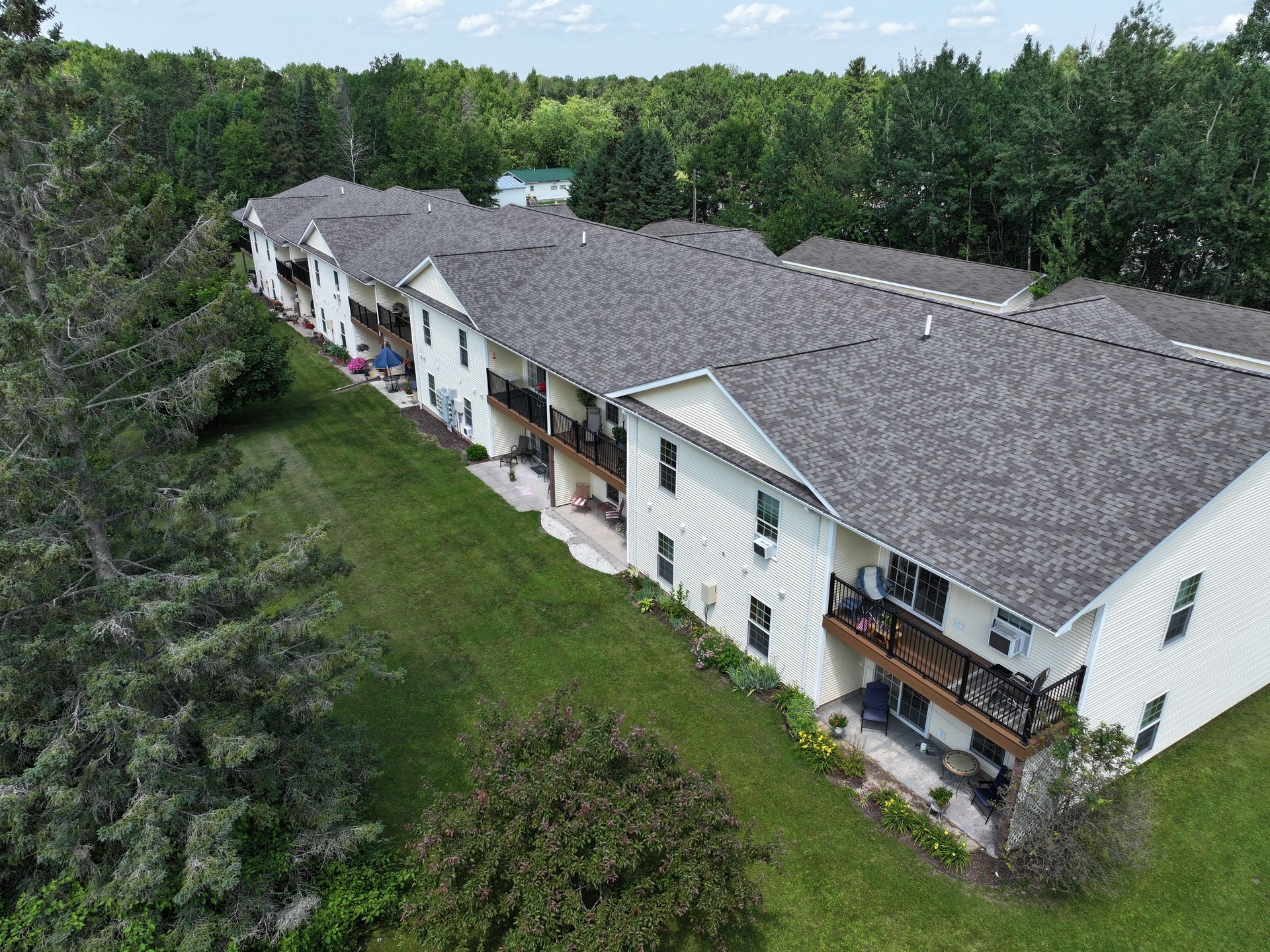 Welcome to Ashmun Creek Apartments, a beautifully landscaped community nestled in a quiet, wooded setting in the heart of Sault Ste. Marie, Michigan. Ideally located just minutes from the Soo Locks and Lake Superior State University, Ashmun Creek offers a unique blend of peaceful surroundings and in-town accessibility. Our spacious one and two-bedroom apartment homes feature open-concept layouts, providing significantly more living space than typical apartments in the area. With private patios, a 24-hour fitness center, and professional management by Ritchie’s Management Group, Ashmun Creek offers a well-rounded living experience for professionals, families, and students alike.