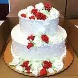 Strawberries in White Cake — Amsterdam, NY — Rosito's Bakery
