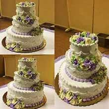 Fascinating Wedding Cake — Amsterdam, NY — Rosito's Bakery