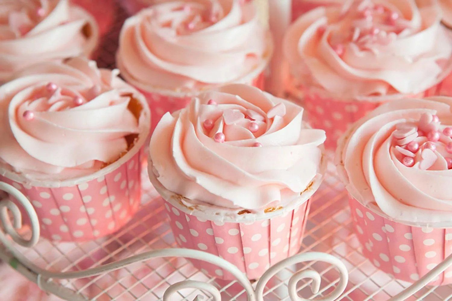 Pink Cupcakes — Amsterdam, NY — Rosito's Bakery