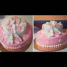 Adorable Pink Cake — Amsterdam, NY — Rosito's Bakery