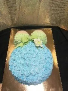 Blue and Green Cake — Amsterdam, NY — Rosito's Bakery