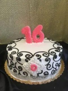 Black and White Cake — Amsterdam, NY — Rosito's Bakery