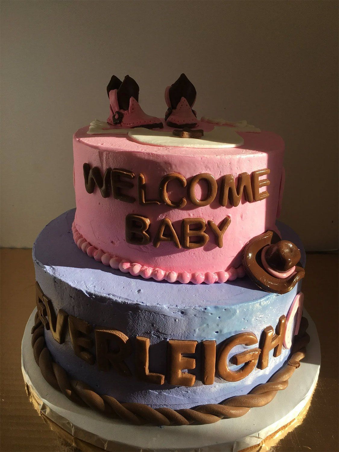 Welcome Baby Cake — Amsterdam, NY — Rosito's Bakery