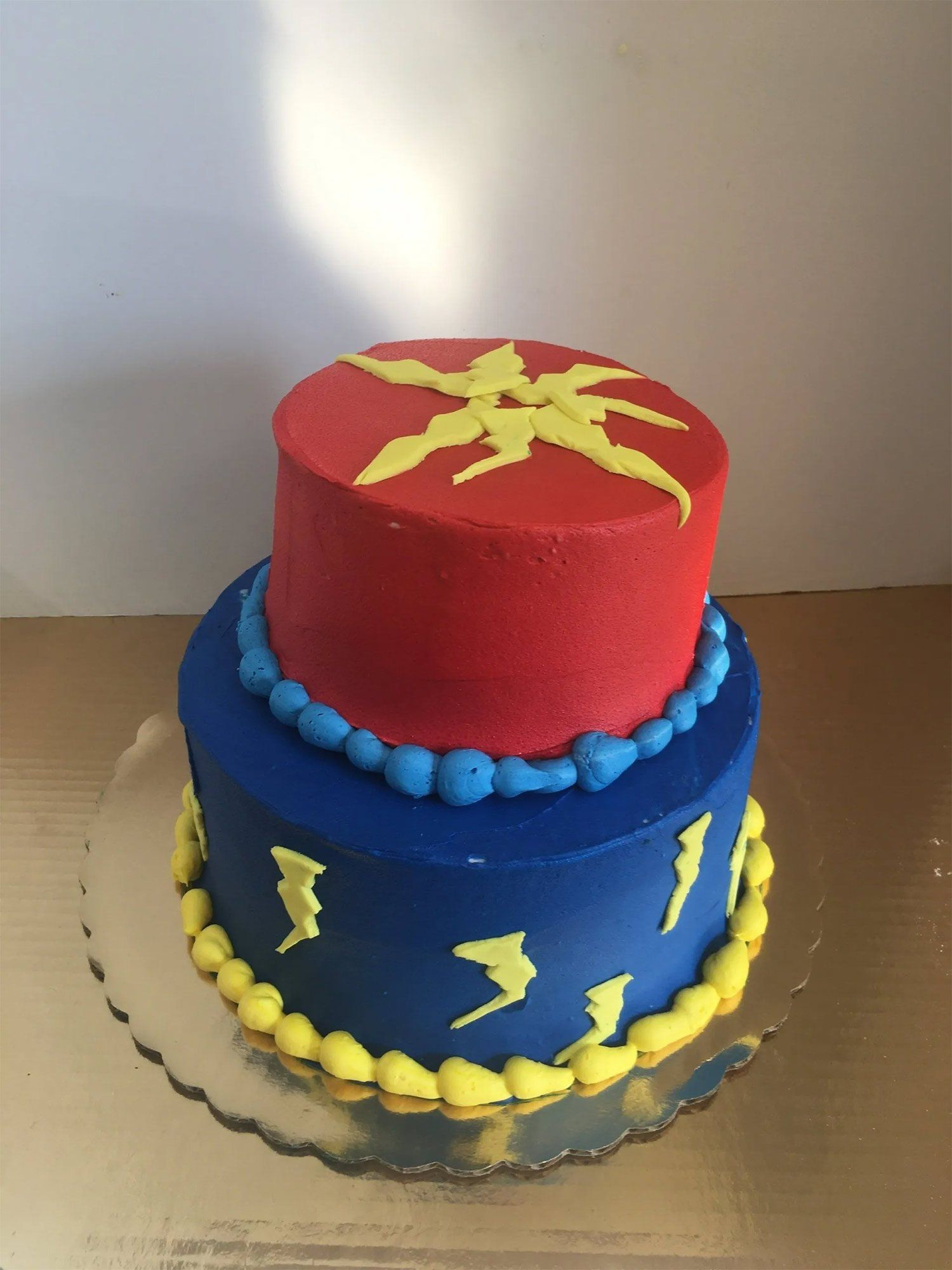 Blue and Red Cake — Amsterdam, NY — Rosito's Bakery