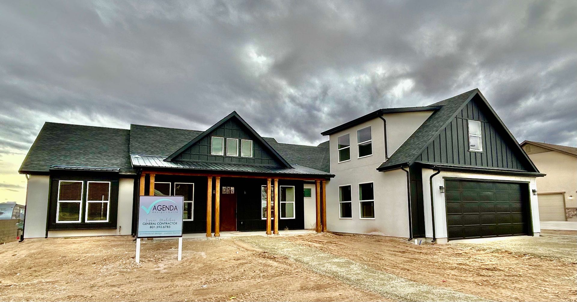 A Recent custom home built in Milford Utah