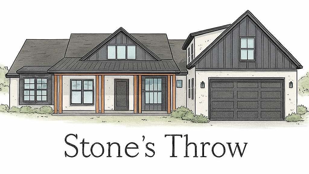 A drawing of a house with the word ruby on it.