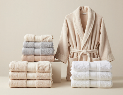 Blancos para baño en venta de telas en Puebla
