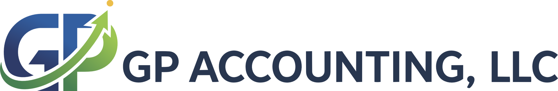 Logo of GP Accounting, LLC. Features 