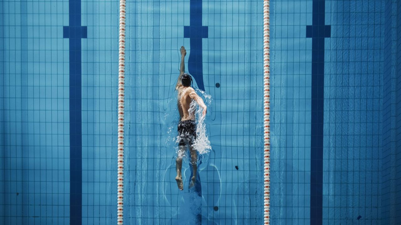 Athlete Training in Swimming Pool — Derby, KS — Kanaga Pools