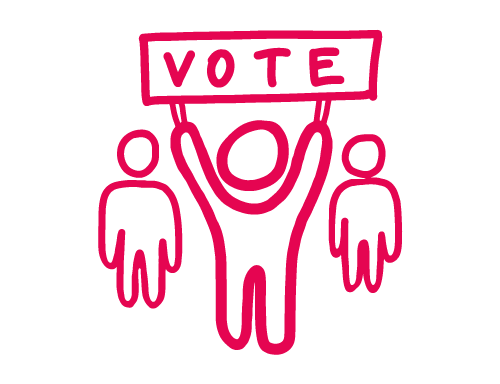 icône de vote
