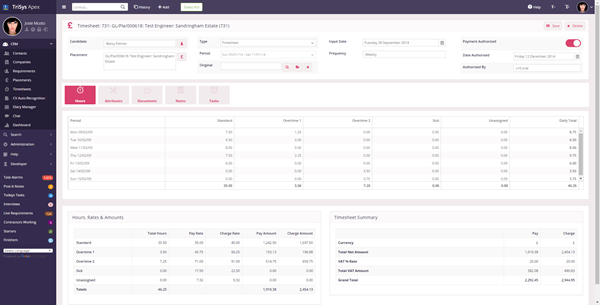 A screenshot of a computer screen showing a dashboard.
