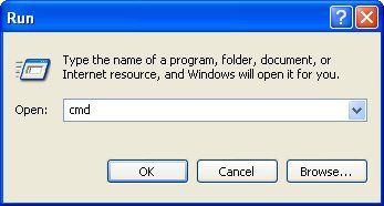 A computer screen that says run type the name of a program folder document or internet resource and windows will open it for you